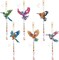 6 Pack 5D Diamond Painting Wind Chimes, Double‑Sided Hummingbird Rhinestone Suncatcher DIY Diamond Art Kits for Adults, Christmas & Mother’s Day Gifts